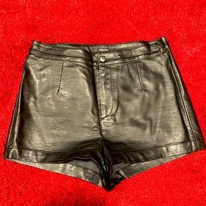 Forever 21 Faux Leather Shorts